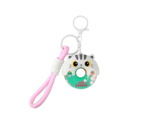 I-Total Μπρελόκ Bubble Donuts Λευκό XL3066