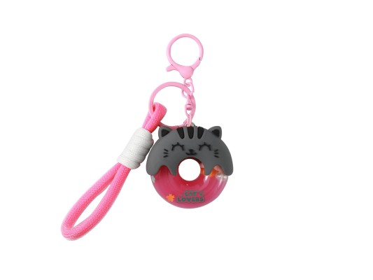 I-Total Μπρελόκ Bubble Donuts Γκρι XL3067