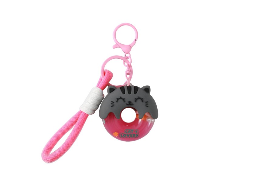 I-Total Μπρελόκ Bubble Donuts Γκρι XL3067