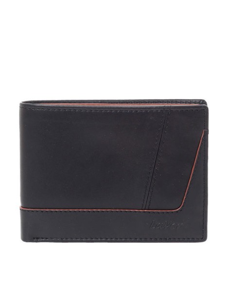 Lavor Δερμάτινο Ανδρικό Πορτοφόλι με RFID Μαύρο 1-6170