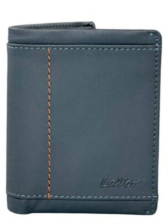 Lavor Δερμάτινο Ανδρικό Πορτοφόλι με RFID Μπλε 1-6091