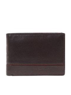Lavor 1-3834 Δερμάτινο Ανδρικό Πορτοφόλι με RFID Καφέ