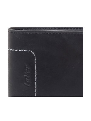 Lavor Δερμάτινο Ανδρικό Πορτοφόλι με RFID Μαύρο 1-5352