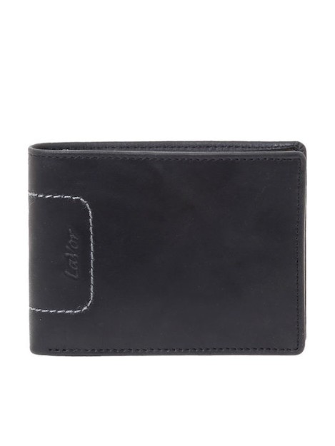 Lavor Δερμάτινο Ανδρικό Πορτοφόλι με RFID Μαύρο 1-5352
