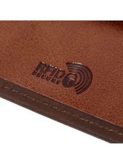 Lavor Δερμάτινο Ανδρικό Πορτοφόλι με RFID Καφέ 1-6172