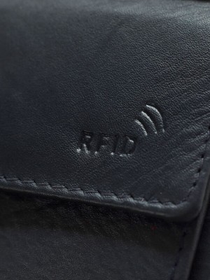 Lavor Δερμάτινο Ανδρικό Πορτοφόλι με RFID Μπλε 1-6094