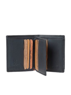Lavor Δερμάτινο Ανδρικό Πορτοφόλι με RFID Μπλε 1-6094