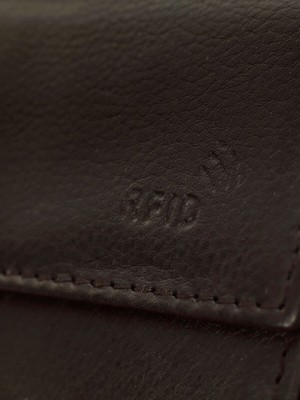 Lavor Δερμάτινο Ανδρικό Πορτοφόλι με RFID Καφέ 1-6094