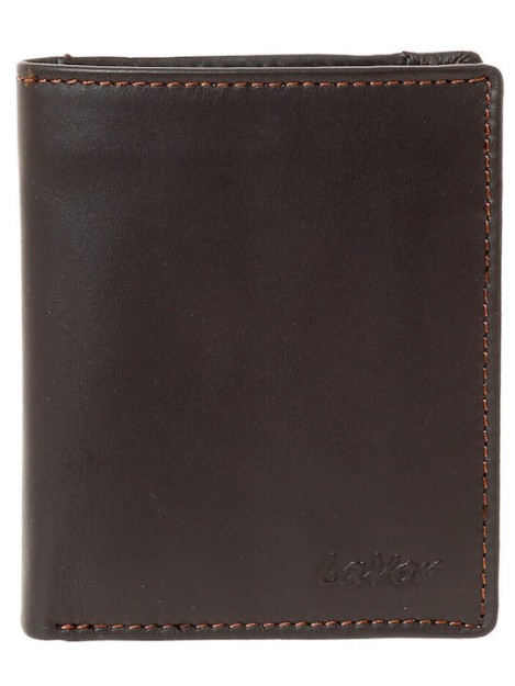 Lavor Δερμάτινο Ανδρικό Πορτοφόλι με RFID Καφέ 1-6094