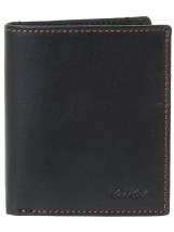 Lavor Δερμάτινο Ανδρικό Πορτοφόλι με RFID Μαύρο 1-6094