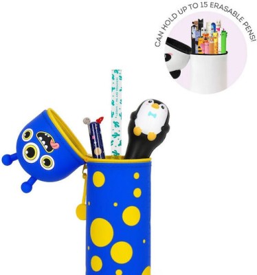 Legami Milano Monster Κασετίνα από Σιλικόνη Βαρελάκι Μπλε