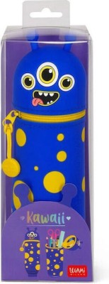 Legami Milano Monster Κασετίνα από Σιλικόνη Βαρελάκι Μπλε