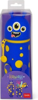 Legami Milano Monster Κασετίνα από Σιλικόνη Βαρελάκι Μπλε ΚΑ0020