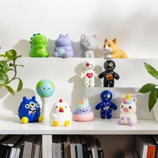 Legami Milano Monster Squishy Αφρώδες Μπλε με Άρωμα Φράουλα