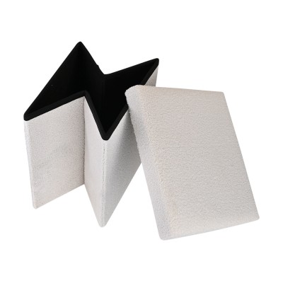 ESTIA ΣΚΑΜΠΟ CUBE TEDDY ΜΕ ΑΠΟΘΗΚΕΥΤΙΚΟ ΧΩΡΟ 38Χ38cm ΛΕΥΚΟ