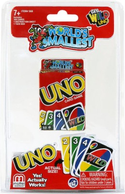 Επιτραπέζιο Παιχνίδι Uno για 2-10 Παίκτες 7+ Ετών (EN) World's Smallest