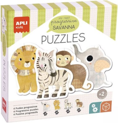 Παιδικό Puzzle Savannah 16pcs για 2+ Ετών Apli Kids