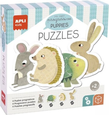 Παιδικό Puzzle 16pcs για 2+ Ετών Apli Kids Puppies