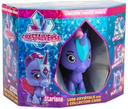 Φιγούρα Μονόκερου Crystalverse Classic Starlana Unicorn Figure με 1500 Κρυστάλλους CV-003