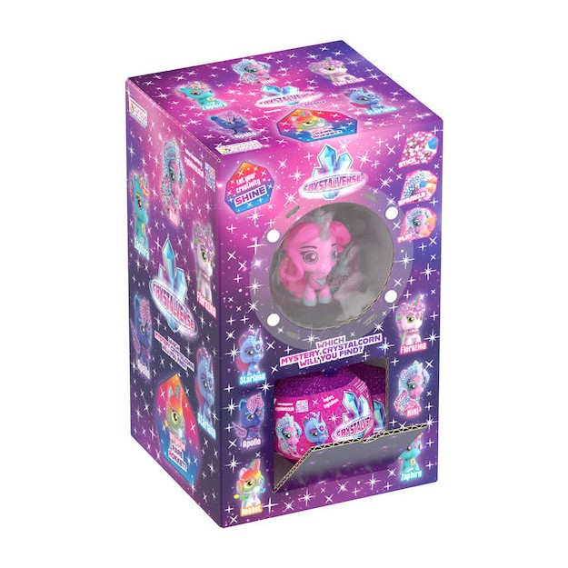 Mystery Unicorn Φιγούρα Crystalverse Mystery Crystalcorn Unicorn Figure με Κρυστάλλους