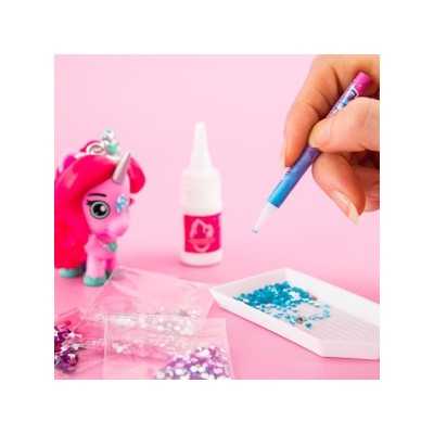 Σετ Διακόσμησης Μονόκερου με Κρύσταλλα – Crystalverse Kiki