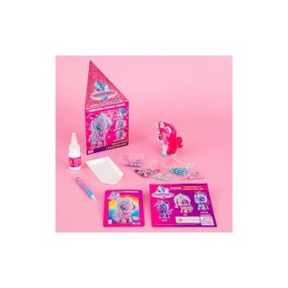 Σετ Διακόσμησης Μονόκερου με Κρύσταλλα – Crystalverse Kiki