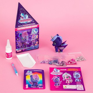 Σετ Διακόσμησης Μονόκερου με Κρύσταλλα – Crystalverse Apollo