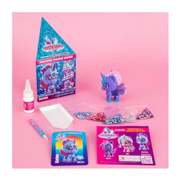 Σετ Διακόσμησης Μονόκερου με Κρύσταλλα – Crystalverse Starlana