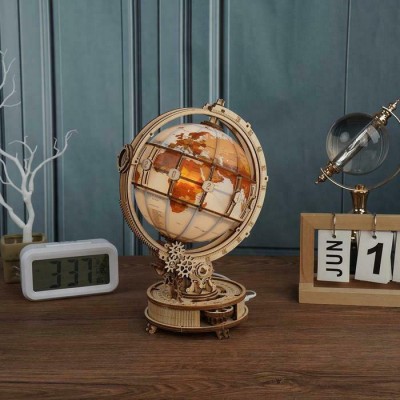 Robotime Παιχνίδι Κατασκευών Ξύλινo Luminous Globe για Παιδιά 14+ Ετών ST003