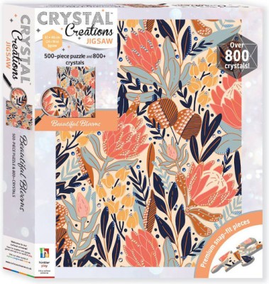 Παζλ & Σετ Διακόσμησης με Κρυστάλλους – Beautiful Blooms (500 κομμάτια)