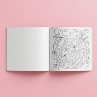Art Maker Square Colouring Books Botanicals