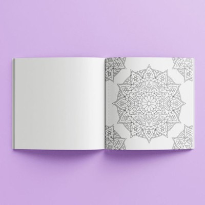 Art Maker Square Colouring Books Mandalas