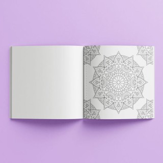 Art Maker Square Colouring Books Mandalas