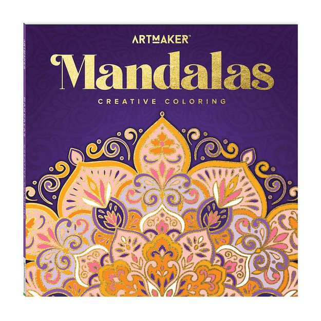 Art Maker Square Colouring Books Mandalas