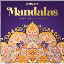 Art Maker Square Colouring Books Mandalas