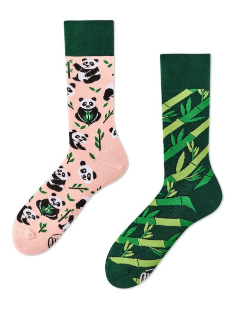 Many Mornings Sweet Panda Κάλτσες με Σχέδια Πολύχρωμες