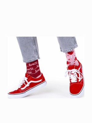 Many Mornings Love Story Κάλτσες Ροζ