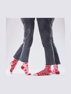 Many Mornings Love Story Κάλτσες Ροζ