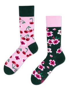 Many Mornings Cherry Blossom Κάλτσες με Σχέδια Πολύχρωμες