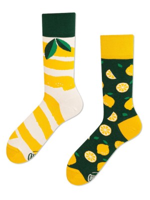 Many Mornings The Lemons Κάλτσες με Σχέδια Πολύχρωμες