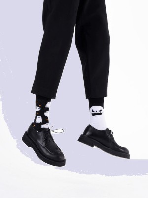 Many Mornings The Ghost Κάλτσες με Σχέδια Πολύχρωμες