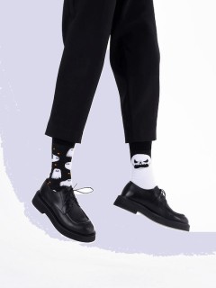 Many Mornings The Ghost Κάλτσες με Σχέδια Πολύχρωμες