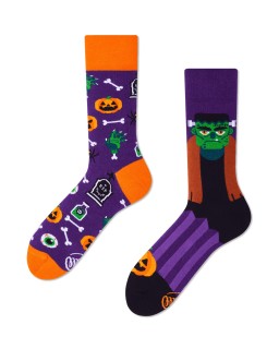 Frankenfeet – Halloween Κάλτσες με Σχέδιο Φρανκενστάιν & Spooky Μοτίβα