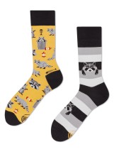 Many Mornings Raccoon Bandit Κάλτσες με Σχέδια Πολύχρωμες 39-42
