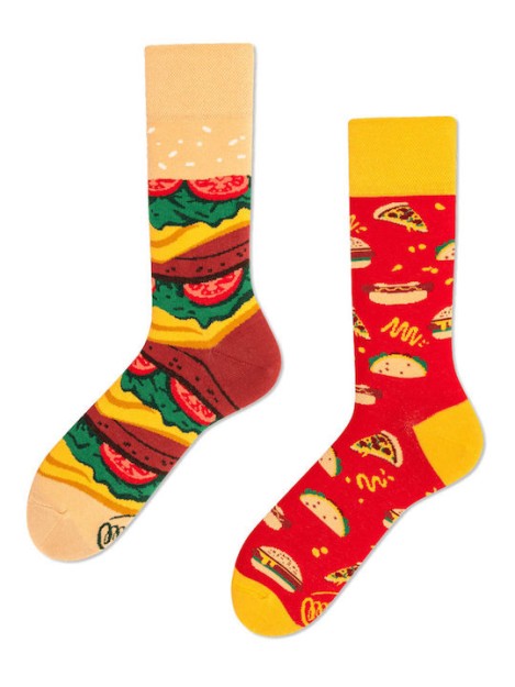 Many Mornings Fast Foot Κάλτσες με Σχέδια Πολύχρωμες