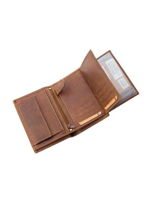 Lavor 1-3315 Δερμάτινο Ανδρικό Πορτοφόλι με RFID Cognac