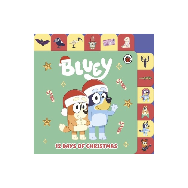 BLUEY: 12 DAYS OF CHRISTMAS TABBED BOARD BOOK BOARD BOOK HC BBK