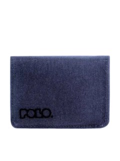 Polo Ανδρικό Πορτοφόλι Καρτών RFID Small Μπλε 9-38-013-05