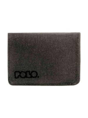 Polo Ανδρικό Πορτοφόλι Καρτών με RFID Small Γκρι 9-38-013-09