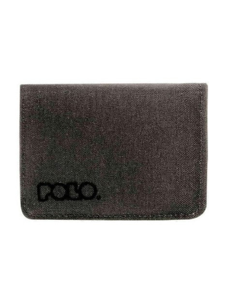 Polo Ανδρικό Πορτοφόλι Καρτών με RFID Small Γκρι 9-38-013-09